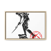 Iron Mike-Belleau Wood Monument |Matte Canvas | Framed