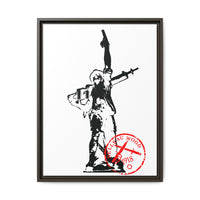 Iron Mike- MCRD Parris Island- Matte Canvas Framed