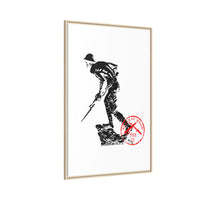 Iron Mike-Belleau Wood Monument |Matte Canvas | Framed