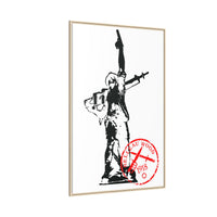 Iron Mike- MCRD Parris Island- Matte Canvas Framed