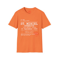 ST MIHEL OFFENSIVE WWI | U.S. Marines | AEF Sector Series Softstyle T-Shirt | (White)