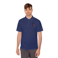 IRON MIKE MCRD - Parris Island Windmill Sketch Polo Shirt — Minimal Dutch Heritage Men’s Sport Polo