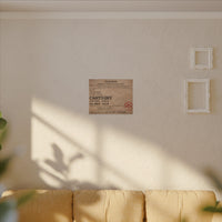 CANTIGNY |  A.E.F. Telegram Canvas | Wall Art |  Picardy Sector– 1st Division