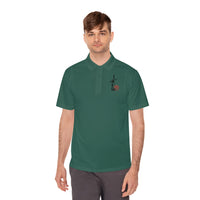 IRON MIKE MCRD - Parris Island Windmill Sketch Polo Shirt — Minimal Dutch Heritage Men’s Sport Polo