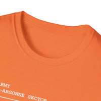 MEUSE ARGONNE OFFENSIVE | WWI | U.S. Marines | AEF Sector Series Softstyle T-Shirt (White)