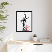 Iron Mike- MCRD Parris Island- Matte Canvas Framed