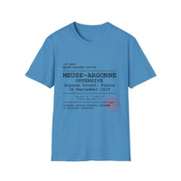 MEUSE ARGONNE OFFENSIVE | WWI | U.S. Marines | AEF Sector Series Softstyle T-Shirt