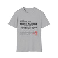 MEUSE ARGONNE OFFENSIVE | WWI | U.S. Marines | AEF Sector Series Softstyle T-Shirt