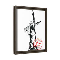 Iron Mike- MCRD Parris Island- Matte Canvas Framed