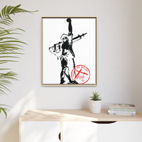 Iron Mike- MCRD Parris Island- Matte Canvas Framed