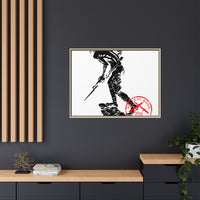 Iron Mike-Belleau Wood Monument |Matte Canvas | Framed