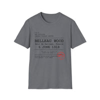BELLEAU WOOD | U.S. Marines | Château-Thierry 1918 | AEF Sector Series | Softstyle T-Shirt | Bois de Belleau 6 June 1918