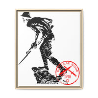 Iron Mike-Belleau Wood Monument |Matte Canvas | Framed