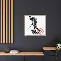 Iron Mike-Belleau Wood Monument |Matte Canvas | Framed