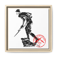 Iron Mike-Belleau Wood Monument |Matte Canvas | Framed