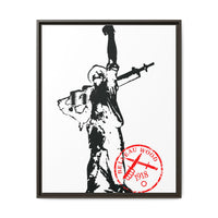 Iron Mike- MCRD Parris Island- Matte Canvas Framed