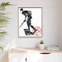 Iron Mike-Belleau Wood Monument |Matte Canvas | Framed