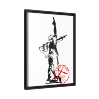 Iron Mike- MCRD Parris Island- Matte Canvas Framed