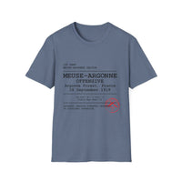 MEUSE ARGONNE OFFENSIVE | WWI | U.S. Marines | AEF Sector Series Softstyle T-Shirt