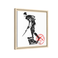 Iron Mike-Belleau Wood Monument |Matte Canvas | Framed