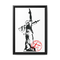 Iron Mike- MCRD Parris Island- Matte Canvas Framed