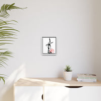Iron Mike- MCRD Parris Island- Matte Canvas Framed