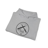 1918 Baseball Bat & Glove Logo Hoodie — Vintage Baseball Crewneck