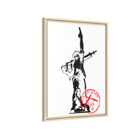 Iron Mike- MCRD Parris Island- Matte Canvas Framed