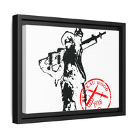 Iron Mike- MCRD Parris Island- Matte Canvas Framed