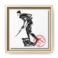 Iron Mike-Belleau Wood Monument |Matte Canvas | Framed