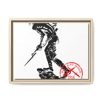 Iron Mike-Belleau Wood Monument |Matte Canvas | Framed