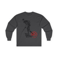 Copy of BELLEAU WOOD MARINE MONUMENT (Black Ink) | WWI AEF ICONS SERIES | BELLEAU WOOD 1918™ | Long Sleeve T Shirt