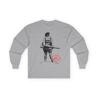 IRON MIKE QUANTICO (Black Ink) | WWI AEF ICONS SERIES | BELLEAU WOOD 1918™ | Long Sleeve T Shirt