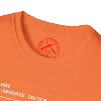 MEUSE ARGONNE OFFENSIVE | WWI | U.S. Marines | AEF Sector Series Softstyle T-Shirt (White )