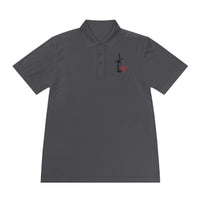 IRON MIKE MCRD - Parris Island Windmill Sketch Polo Shirt — Minimal Dutch Heritage Men’s Sport Polo