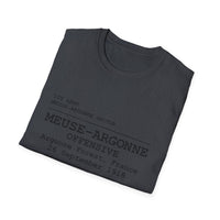 MEUSE ARGONNE OFFENSIVE | WWI | U.S. Marines | AEF Sector Series Softstyle T-Shirt