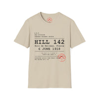 Hill 142 WWI | U.S. Marines | Château-Thierry 1918 | AEF Sector Series Softstyle T-Shirt | Bois de Belleau 6 June 1918