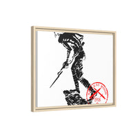 Iron Mike-Belleau Wood Monument |Matte Canvas | Framed