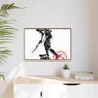 Iron Mike-Belleau Wood Monument |Matte Canvas | Framed