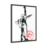 Iron Mike- MCRD Parris Island- Matte Canvas Framed