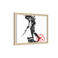 Iron Mike-Belleau Wood Monument |Matte Canvas | Framed
