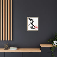 Iron Mike-Belleau Wood Monument |Matte Canvas | Framed