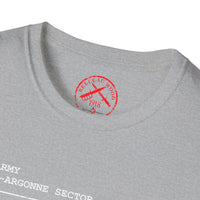 MEUSE ARGONNE OFFENSIVE | WWI | U.S. Marines | AEF Sector Series Softstyle T-Shirt (White )