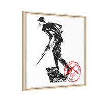 Iron Mike-Belleau Wood Monument |Matte Canvas | Framed