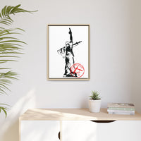 Iron Mike- MCRD Parris Island- Matte Canvas Framed