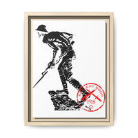 Iron Mike-Belleau Wood Monument |Matte Canvas | Framed