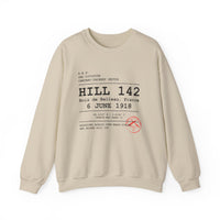 Hill 142 – Belleau Wood Sector | 6 June 1918 |  Crewneck Sweatshirt — Vintage WWI