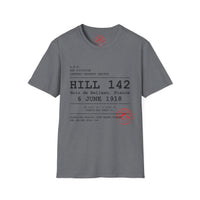 Hill 142 WWI | U.S. Marines | Château-Thierry 1918 | AEF Sector Series Softstyle T-Shirt | Bois de Belleau 6 June 1918