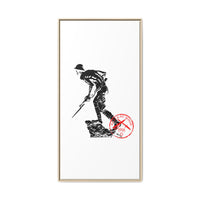 Iron Mike-Belleau Wood Monument |Matte Canvas | Framed