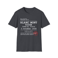 BLANC MONT RIDGE WWI | U.S. Marines | AEF Sector Series | Softstyle T-Shirt (White)